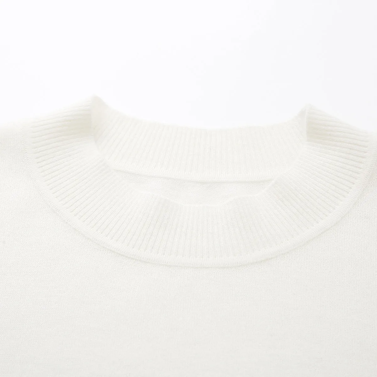 100% Wool Classic Short-Sleeve Sweater