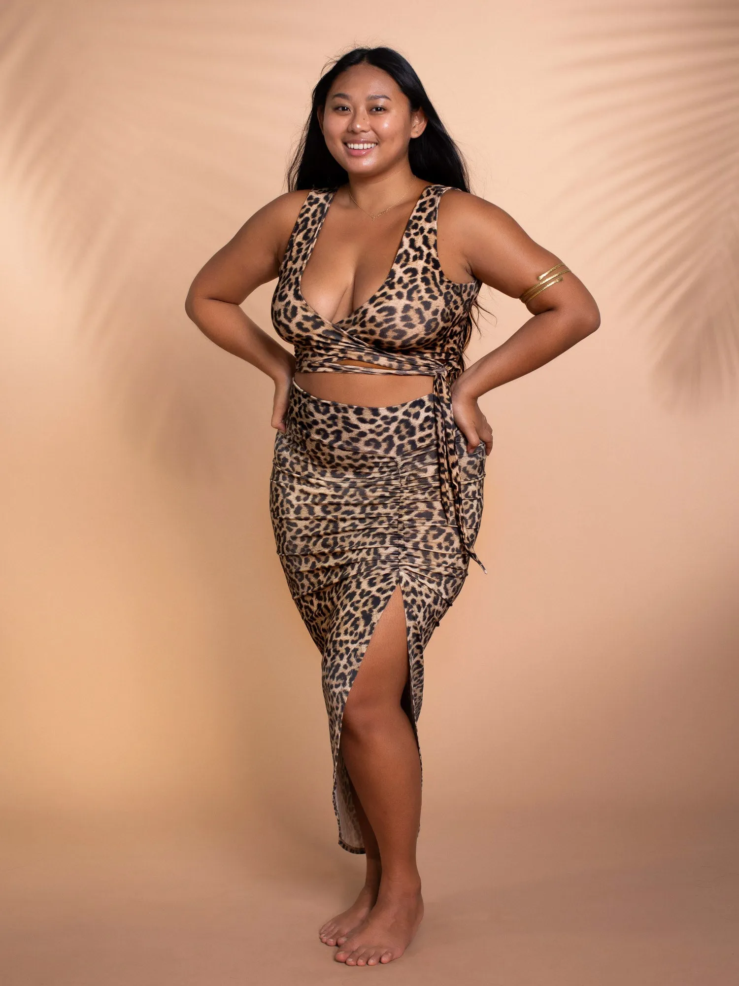4-Way Artemis Top  - Organic Leopard