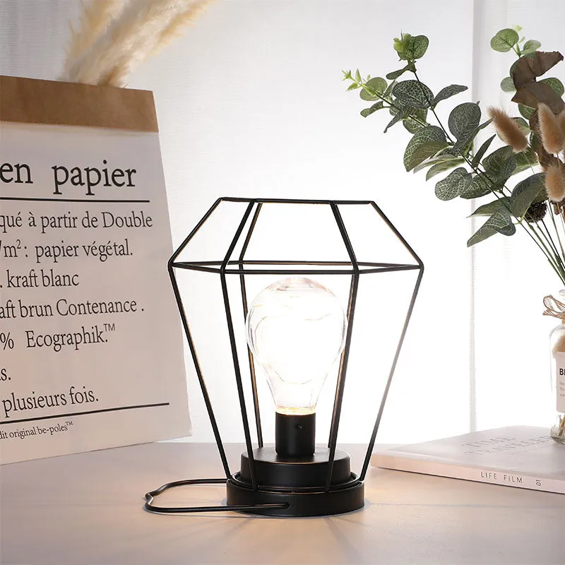 8.5" Tall Battery Powered Outdoor Table Lamp