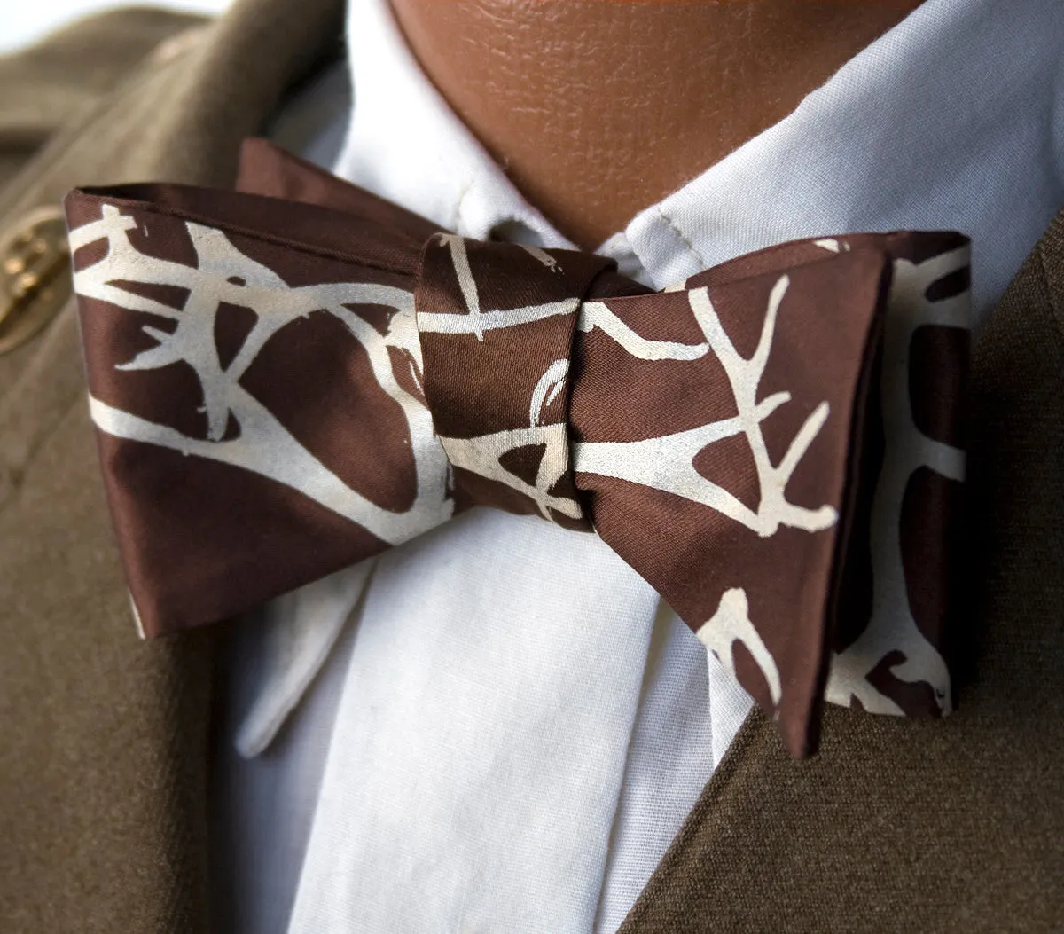 Antler Bow Tie. Stag Party Bowtie