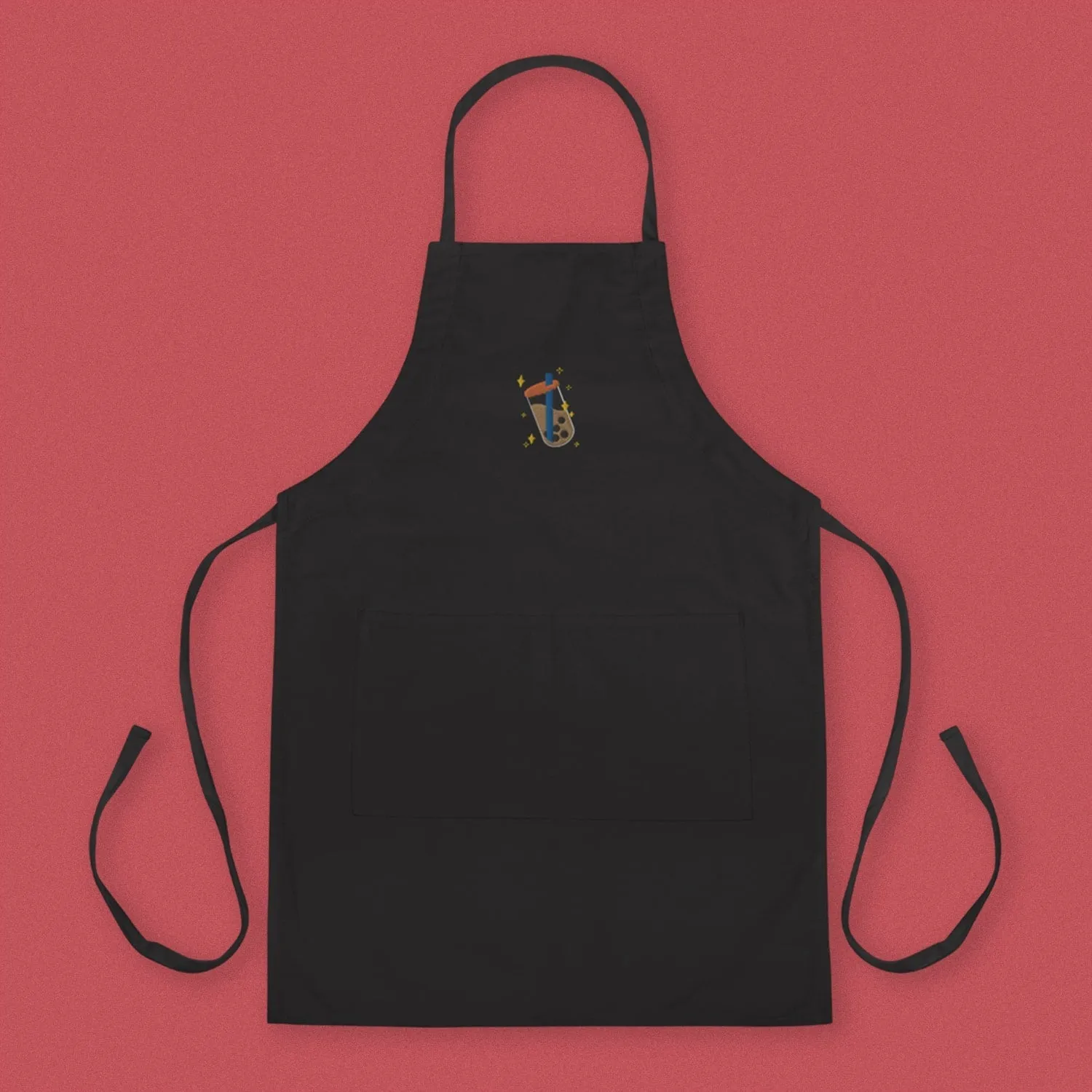 Boba Bliss Embroidered Apron