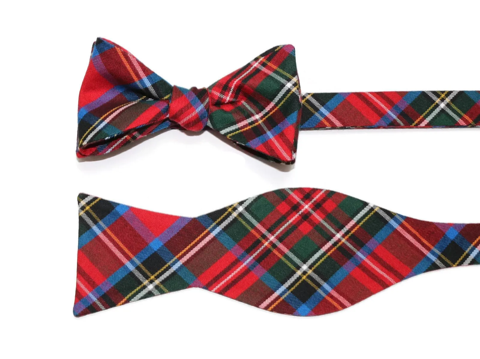 Carolina Tartan Plaid Bow Tie