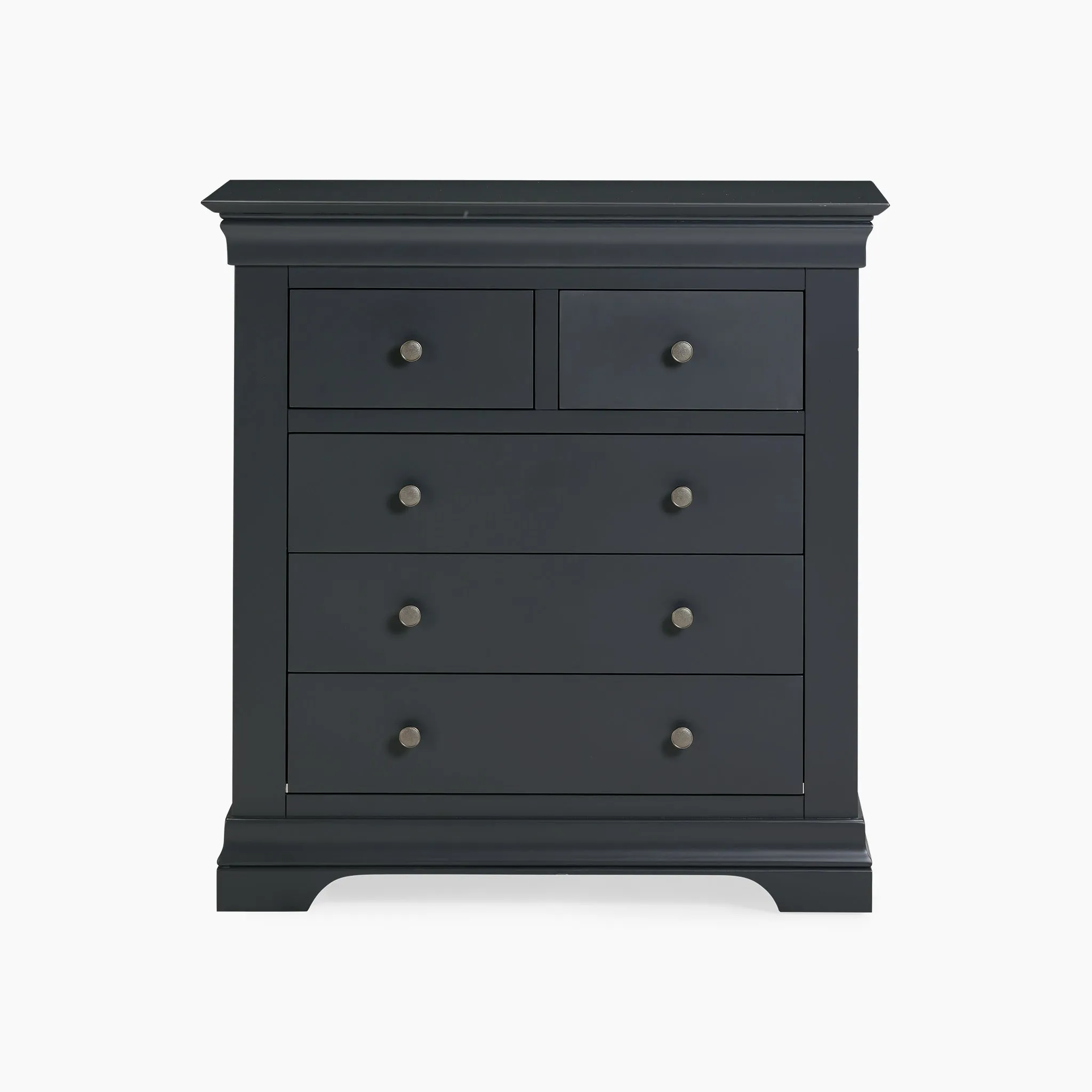 Chalbury 2 Over 3 Chest of Drawers in Dusky Black