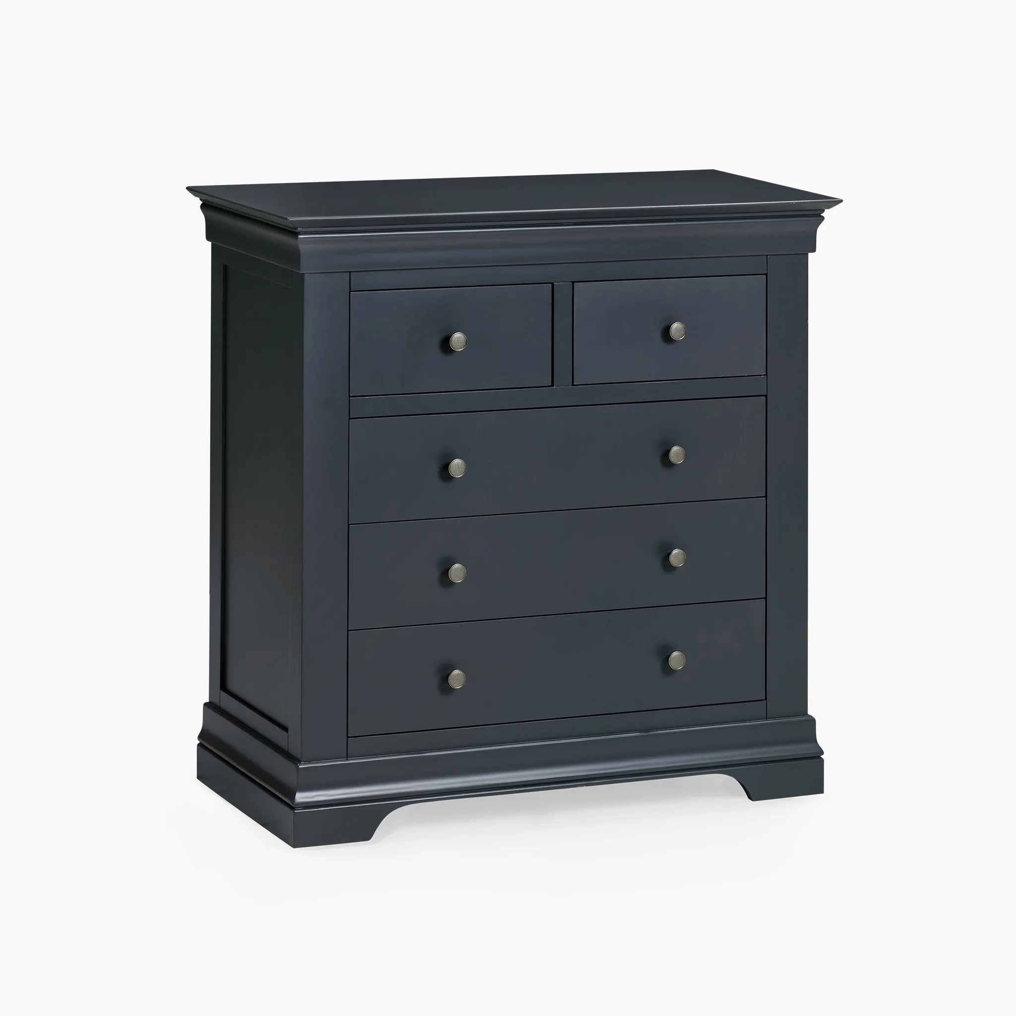 Chalbury 2 Over 3 Chest of Drawers in Dusky Black