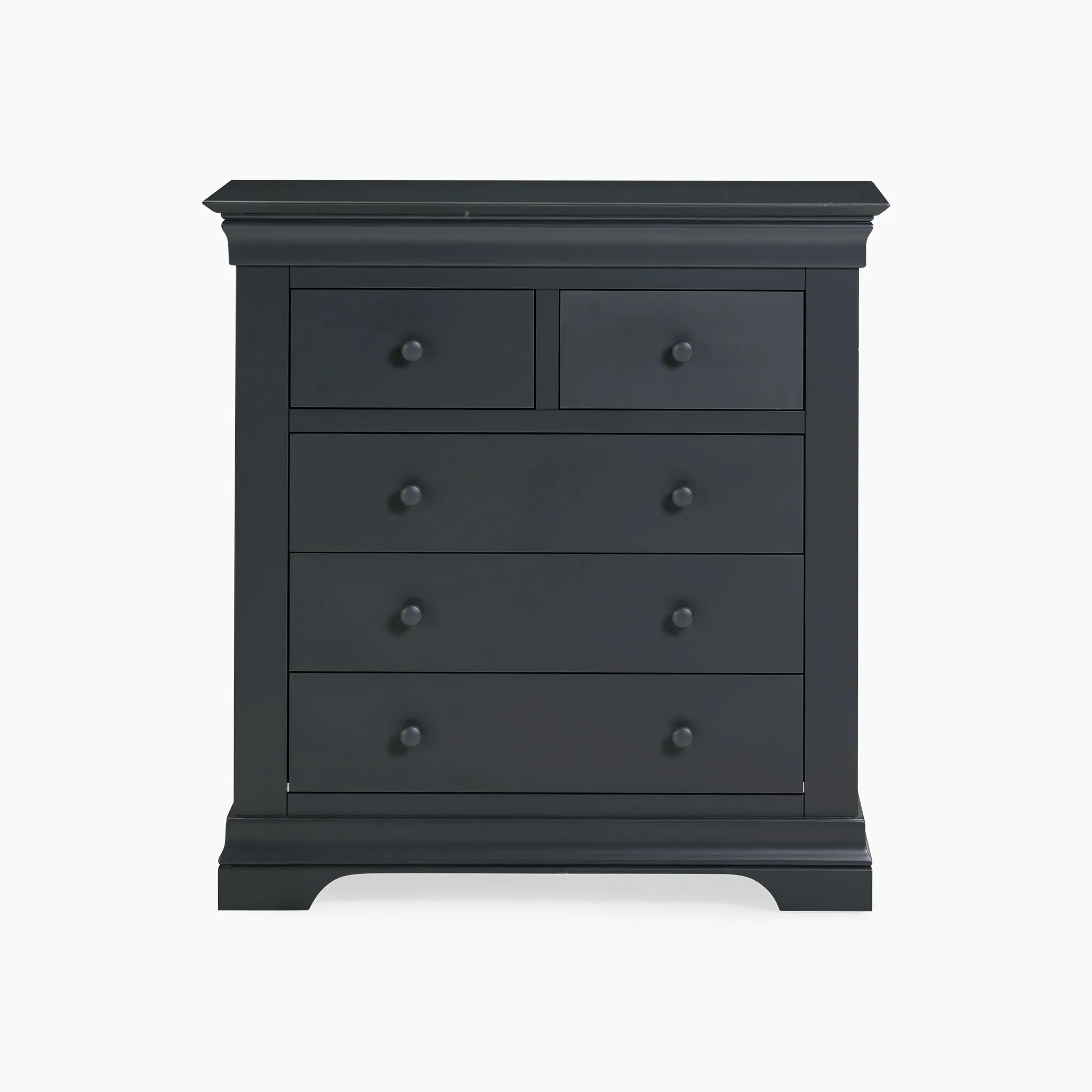 Chalbury 2 Over 3 Chest of Drawers in Dusky Black