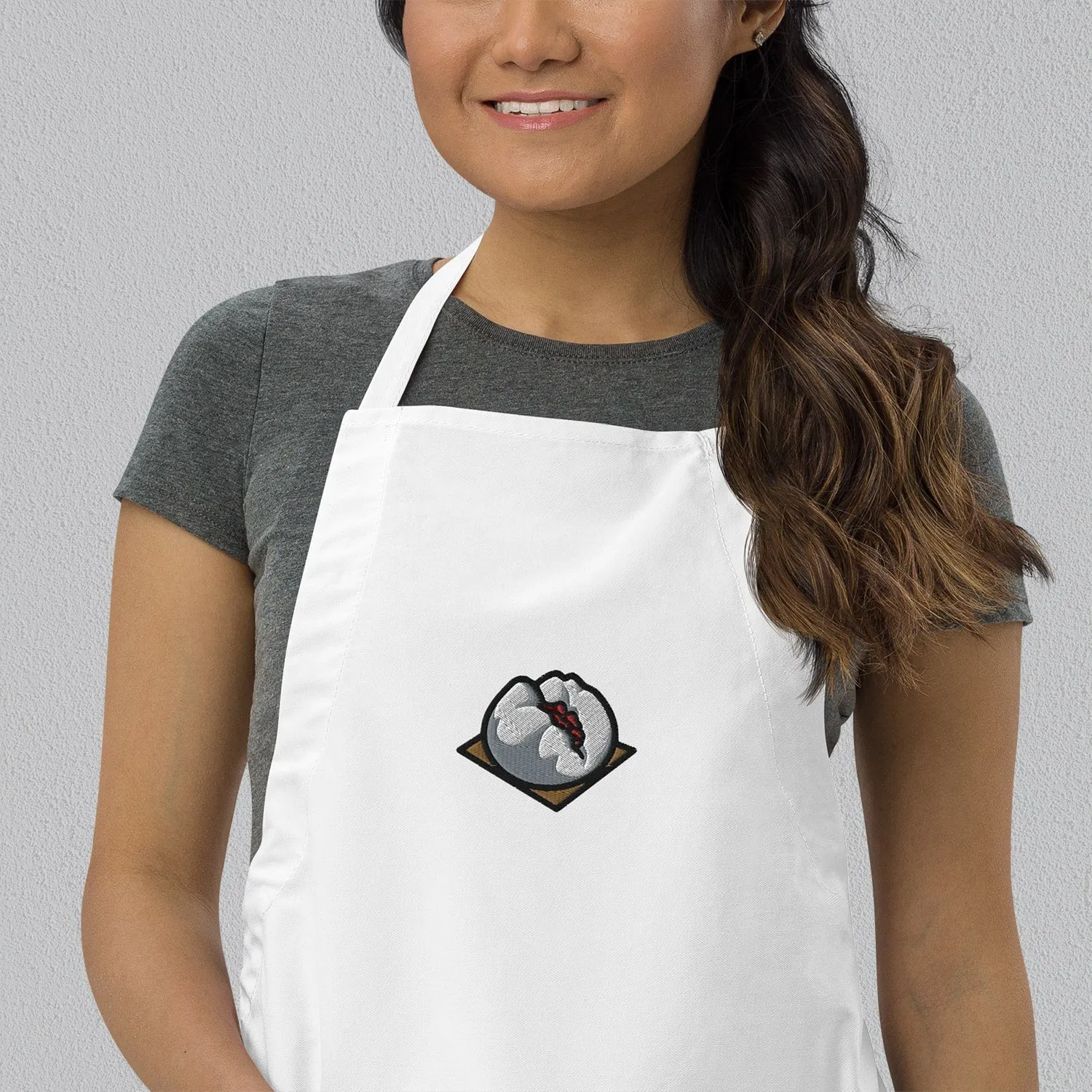 Char Siu Bao Embroidered Apron