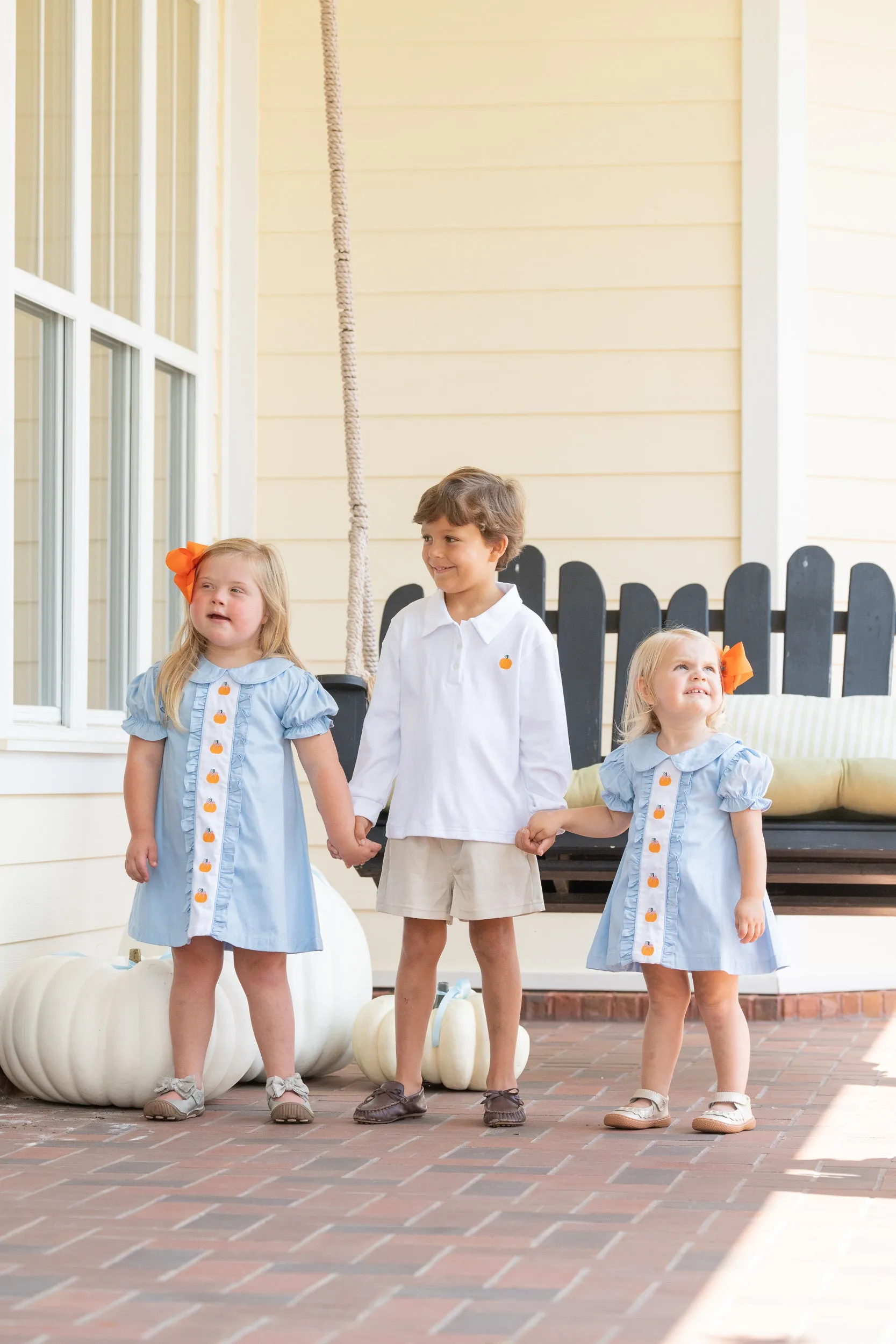 Christina Blue Pumpkins Dress