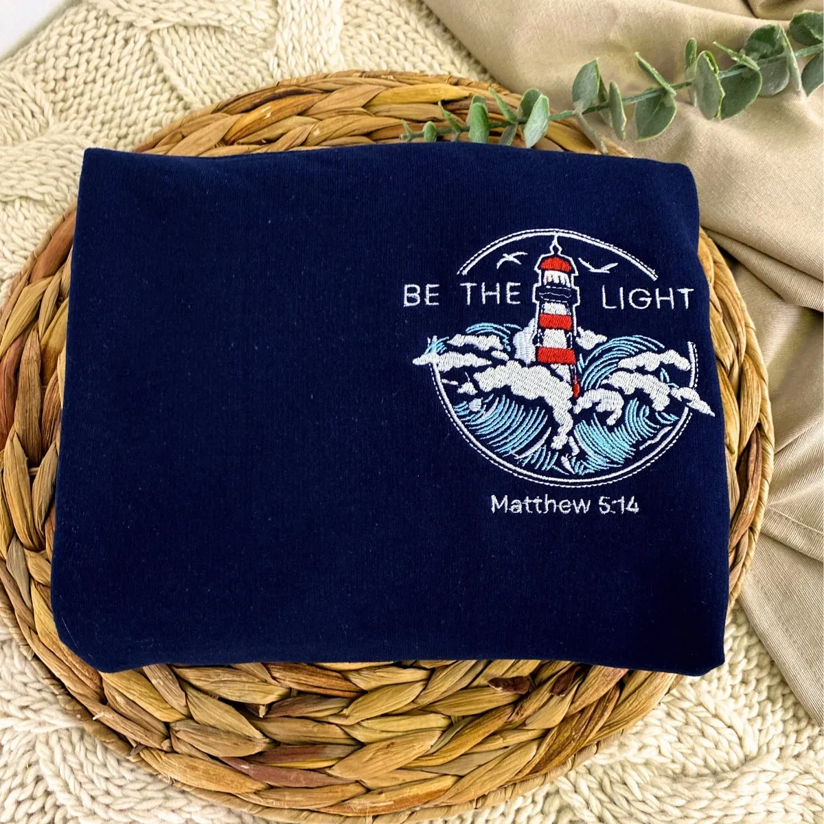 Custom Embroidered Sweatshirt with Your Logo, Any Text or Photo