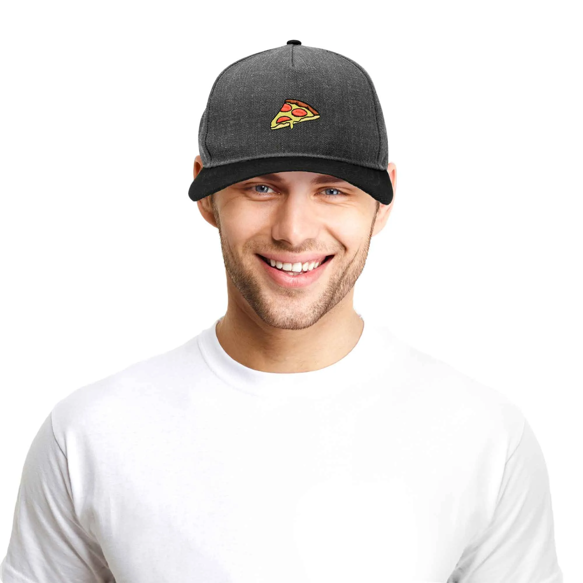 Dalix Pizza Slice Snapback Hat
