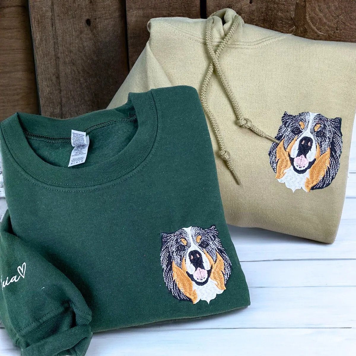Dog Parent Multi-Pack: Custom 2 Crewnecks & 2 Hoodies for Dog Lovers