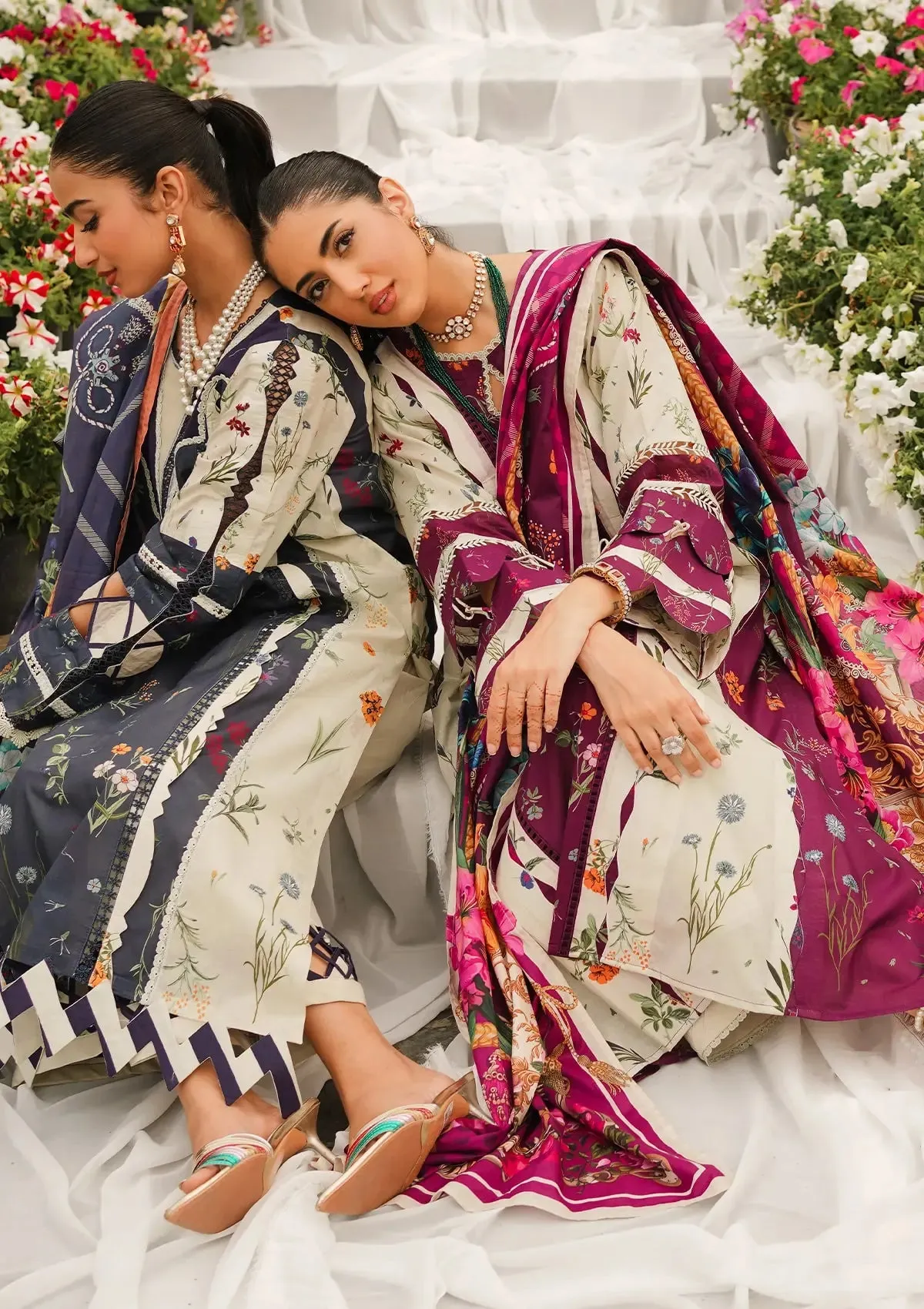 Elaf Prints Printed Lawn – EEP-08A - Twilight Ties