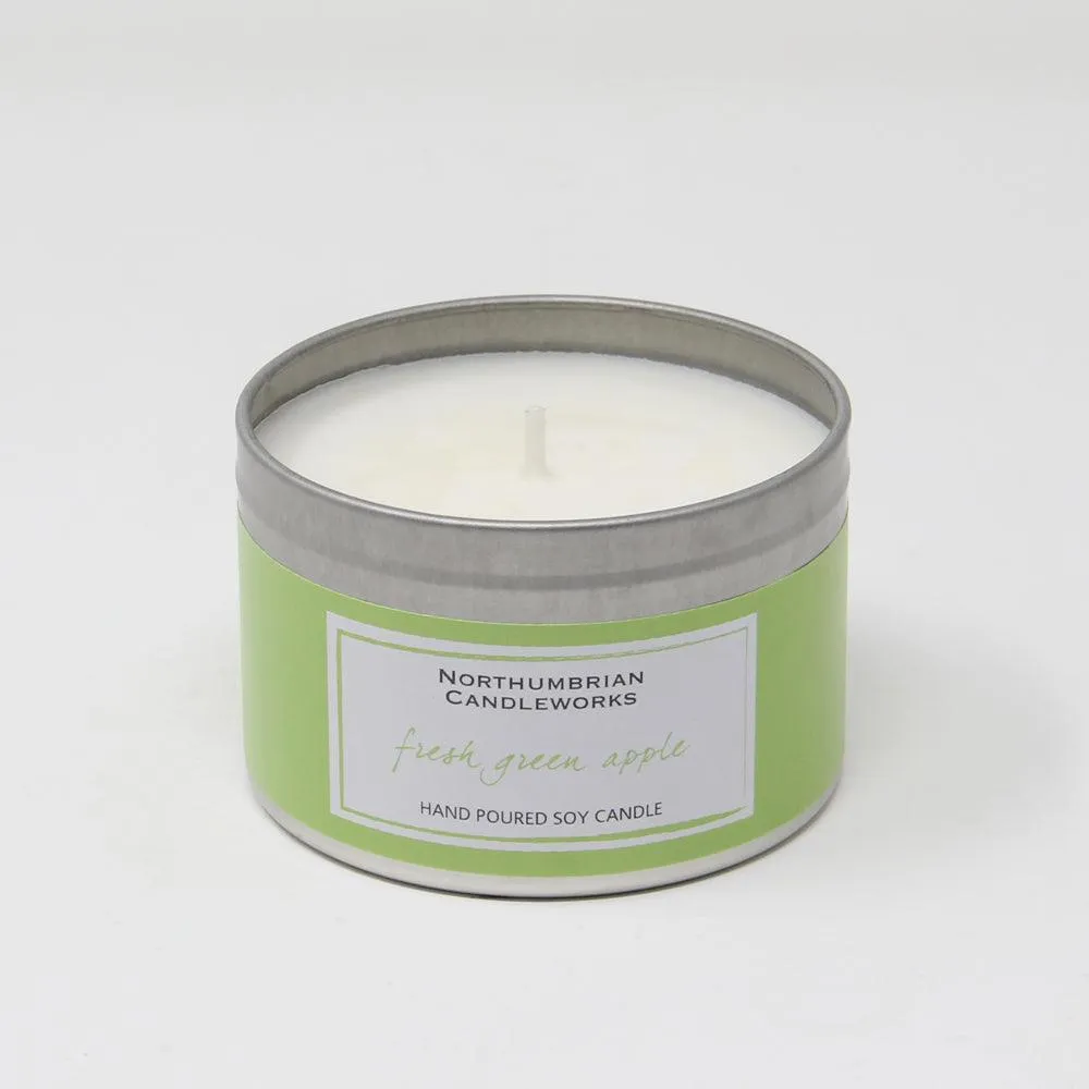 Fresh Green Apple Candle in a Tin