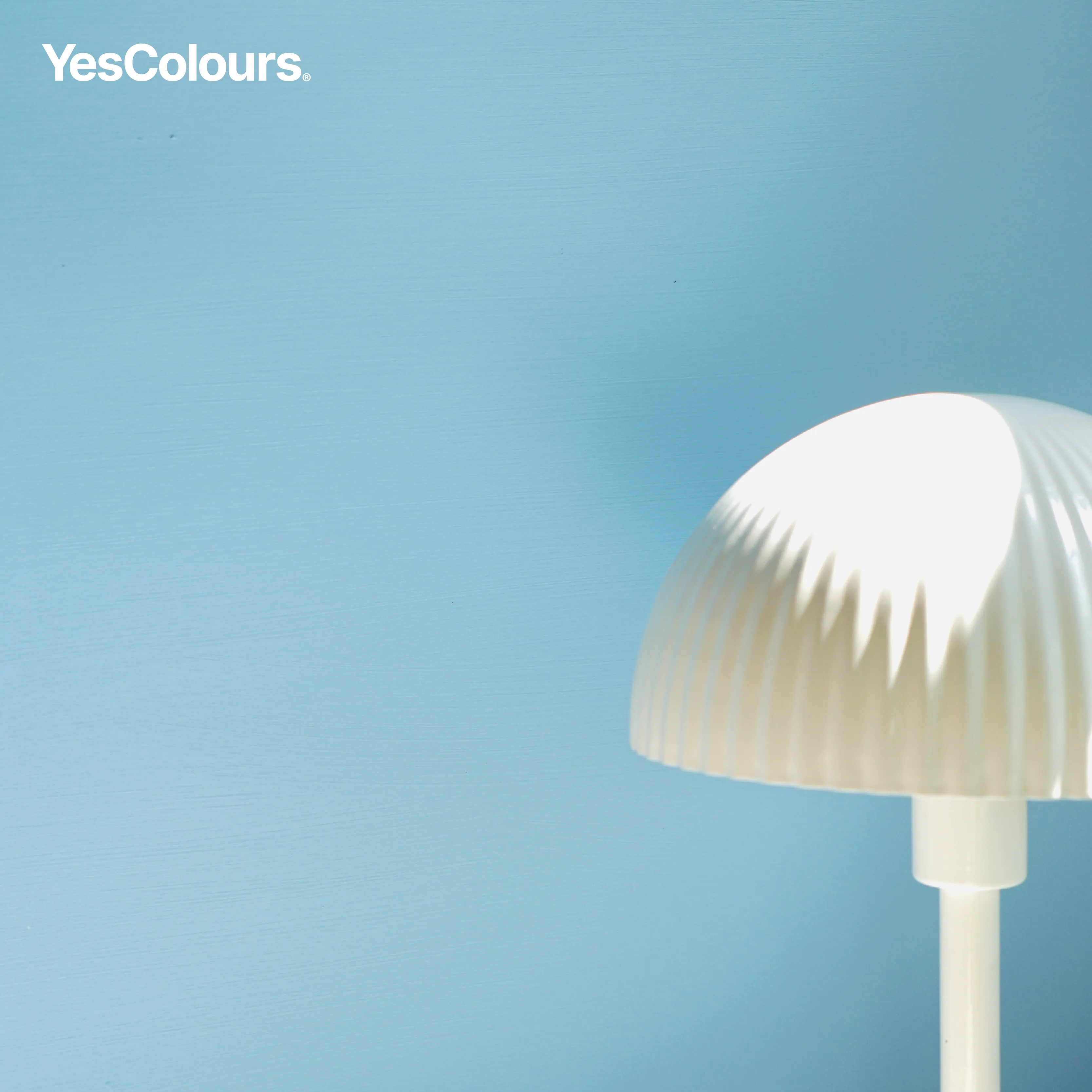Friendly Blue eggshell paint