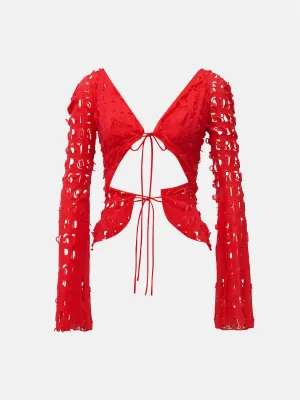 Geneva Top Red