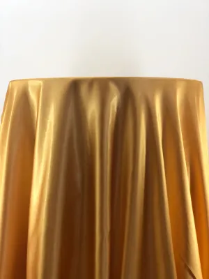 Gold Satin Tablecloth
