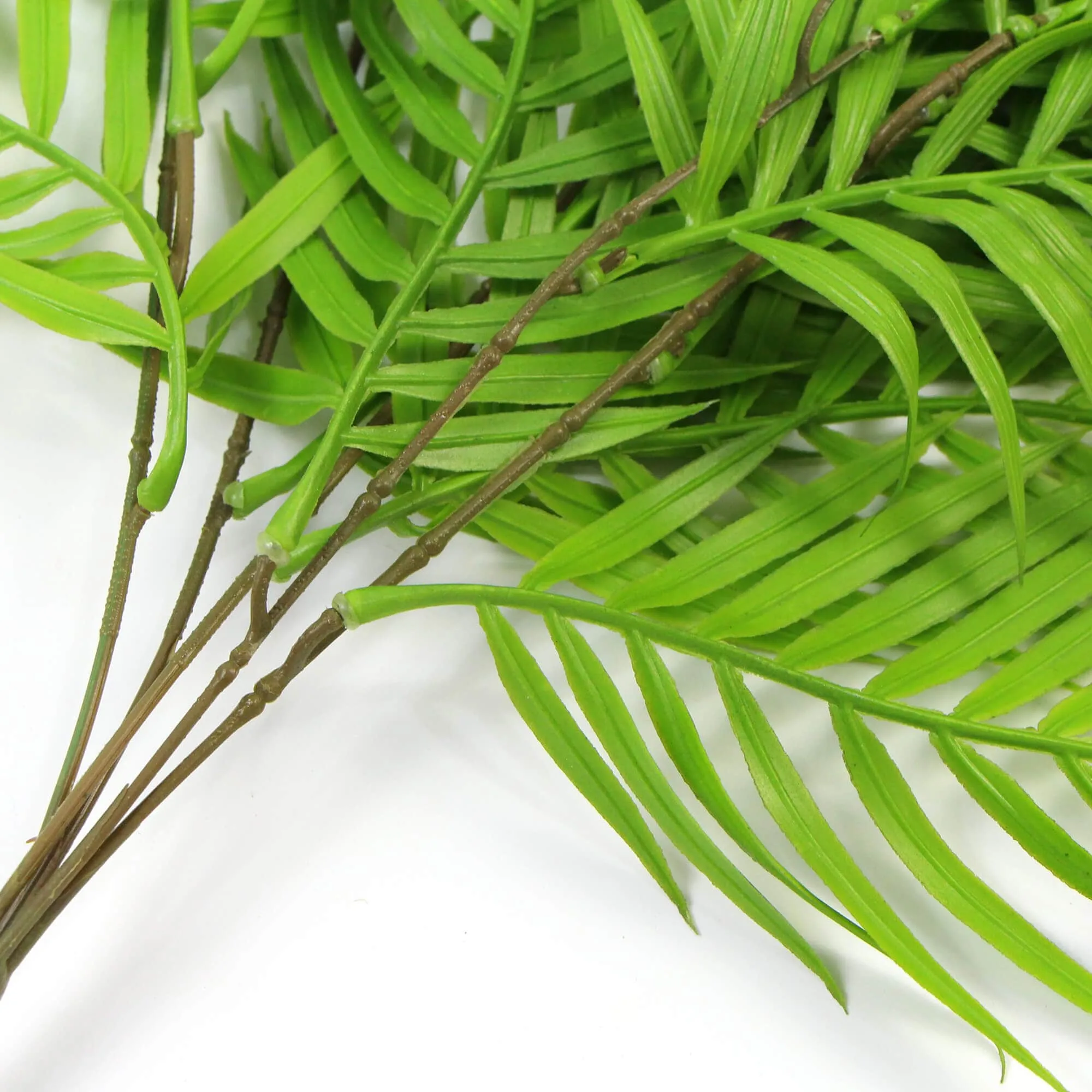 Hanging Fresh Green Artificial Bamboo Bush UV Resistant 85cm