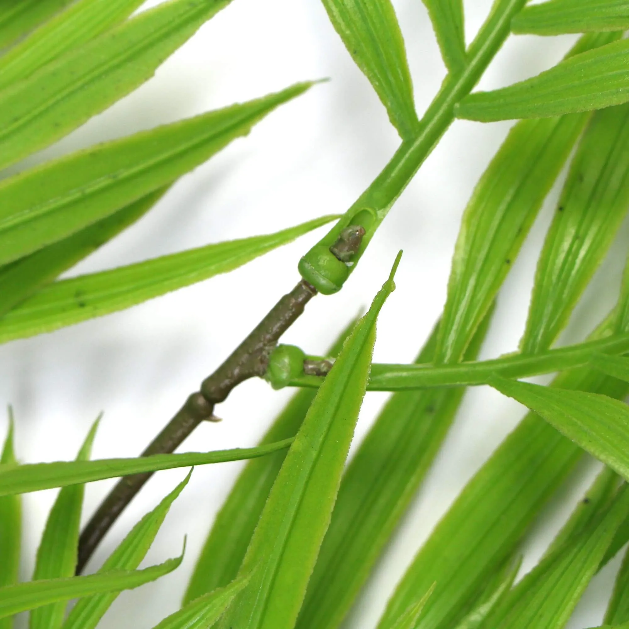 Hanging Fresh Green Artificial Bamboo Bush UV Resistant 85cm