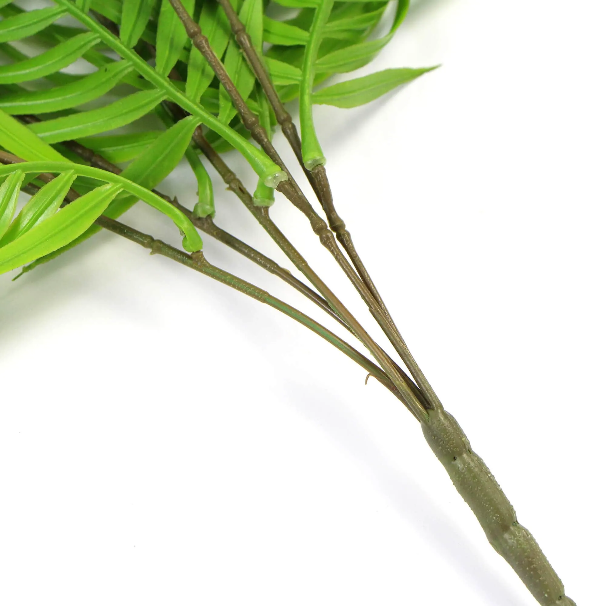 Hanging Fresh Green Artificial Bamboo Bush UV Resistant 85cm