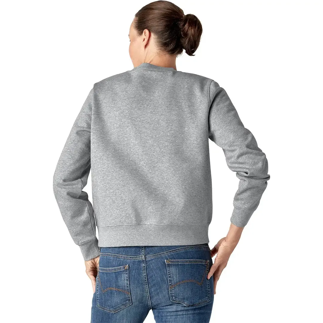 Heavyweight Wordmark Crew Fleece - Heather Grey by Dickies