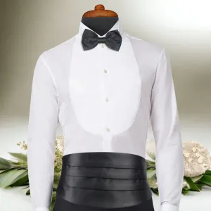 Kavove Solid Black Cummerbund Set