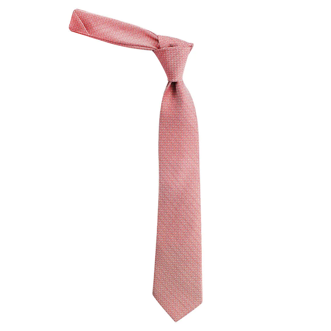 Kovove The Essentials Checkered Maroon Necktie For Men