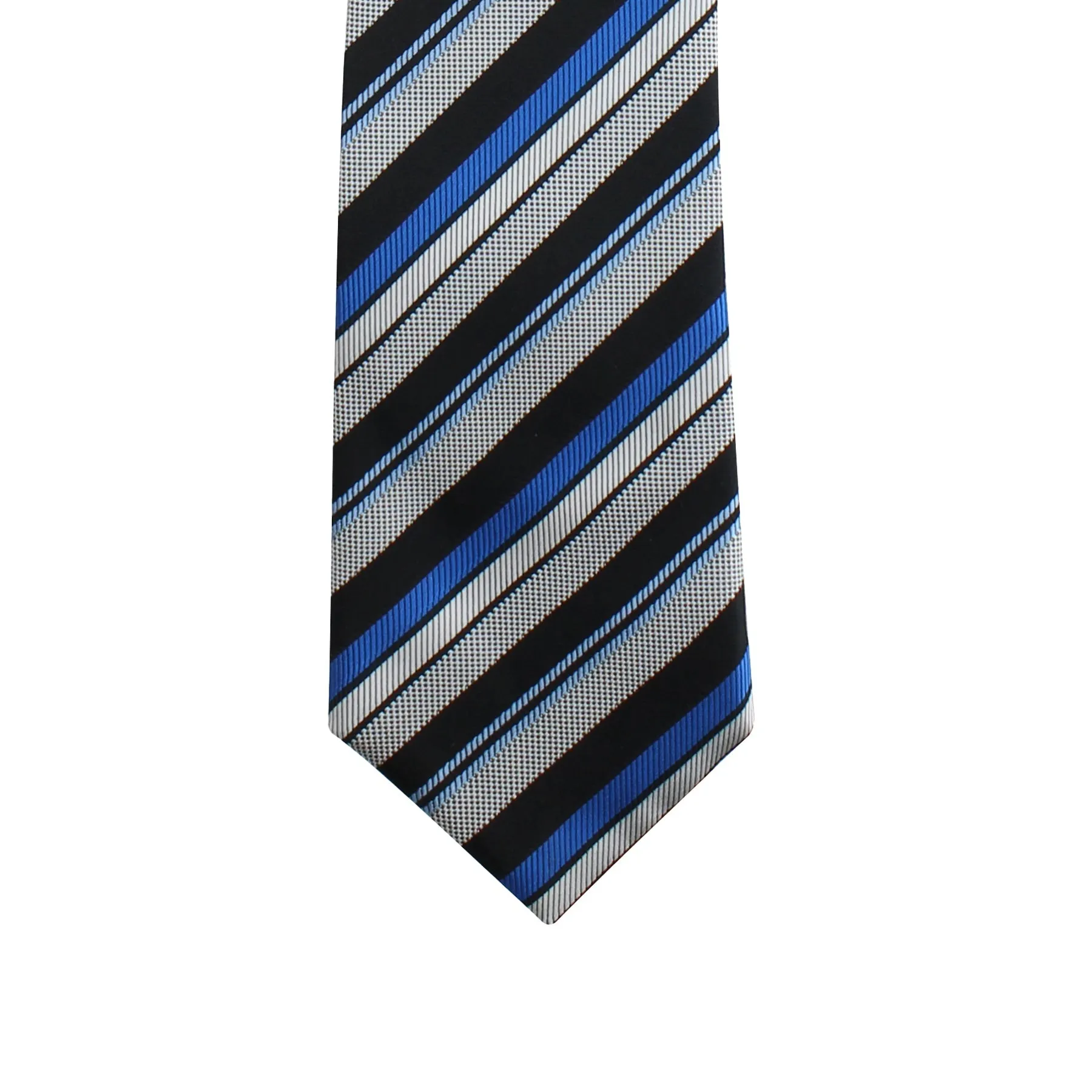 Kovove The Stripedara Grey Necktie For Men
