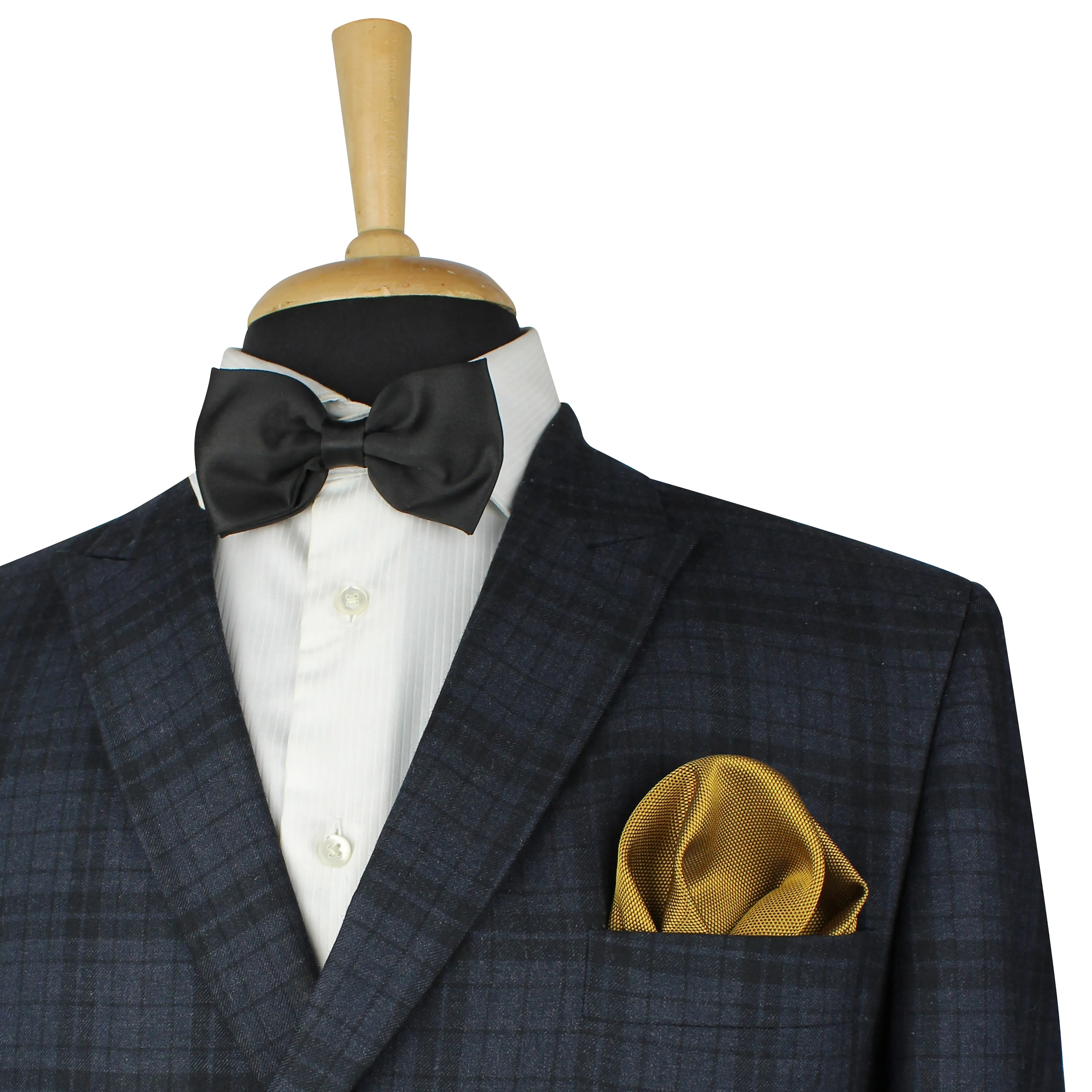 Kovove The Twining Dash Mustard Necktie and Pocket Square Gift Box