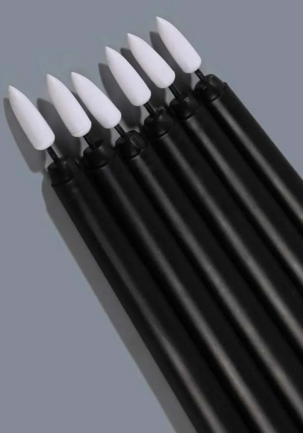 LED Taper [Black] | CANDLE SET [Remote Included]