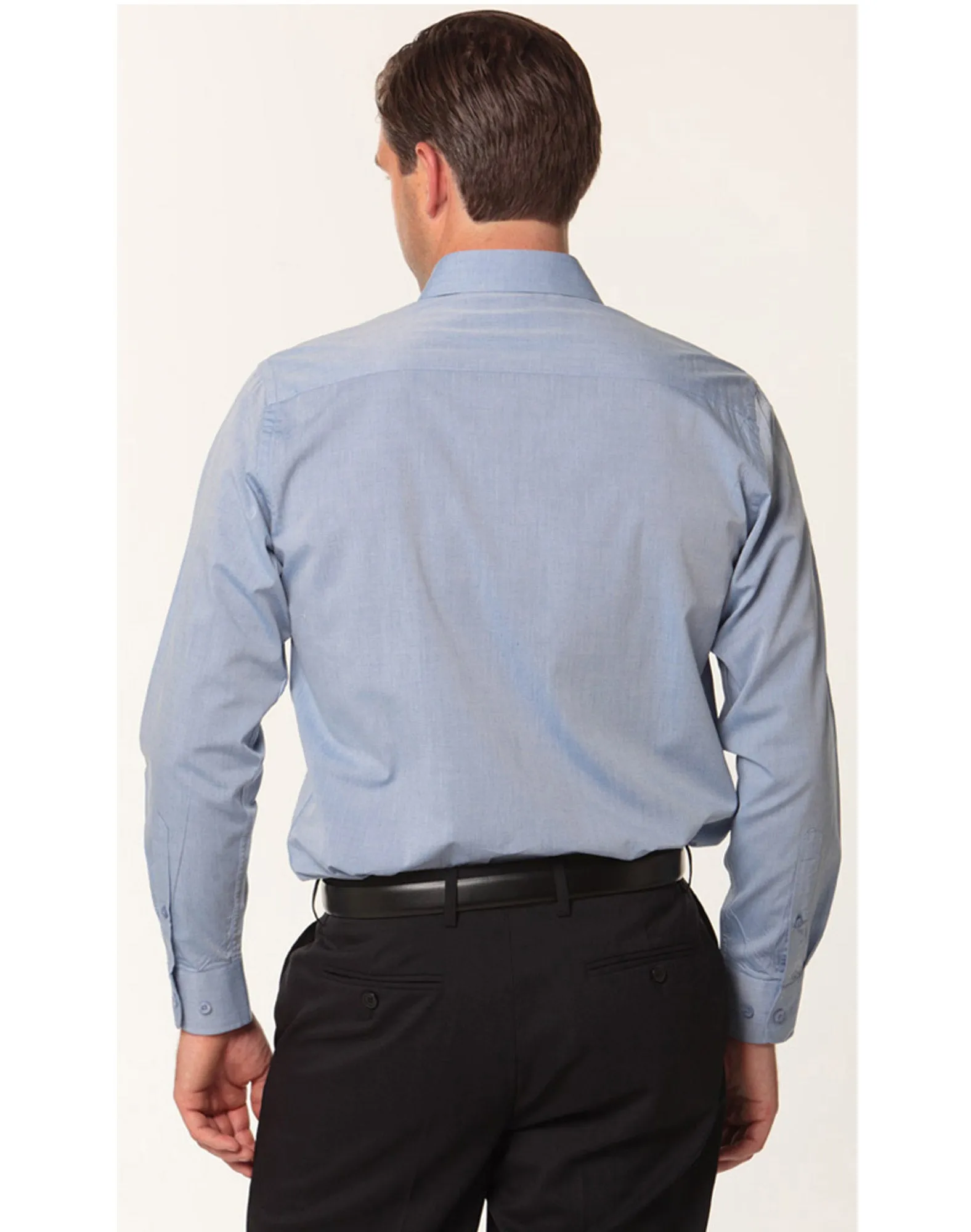 M7012 Men's Fine Chambray Long Sleeve Shirt