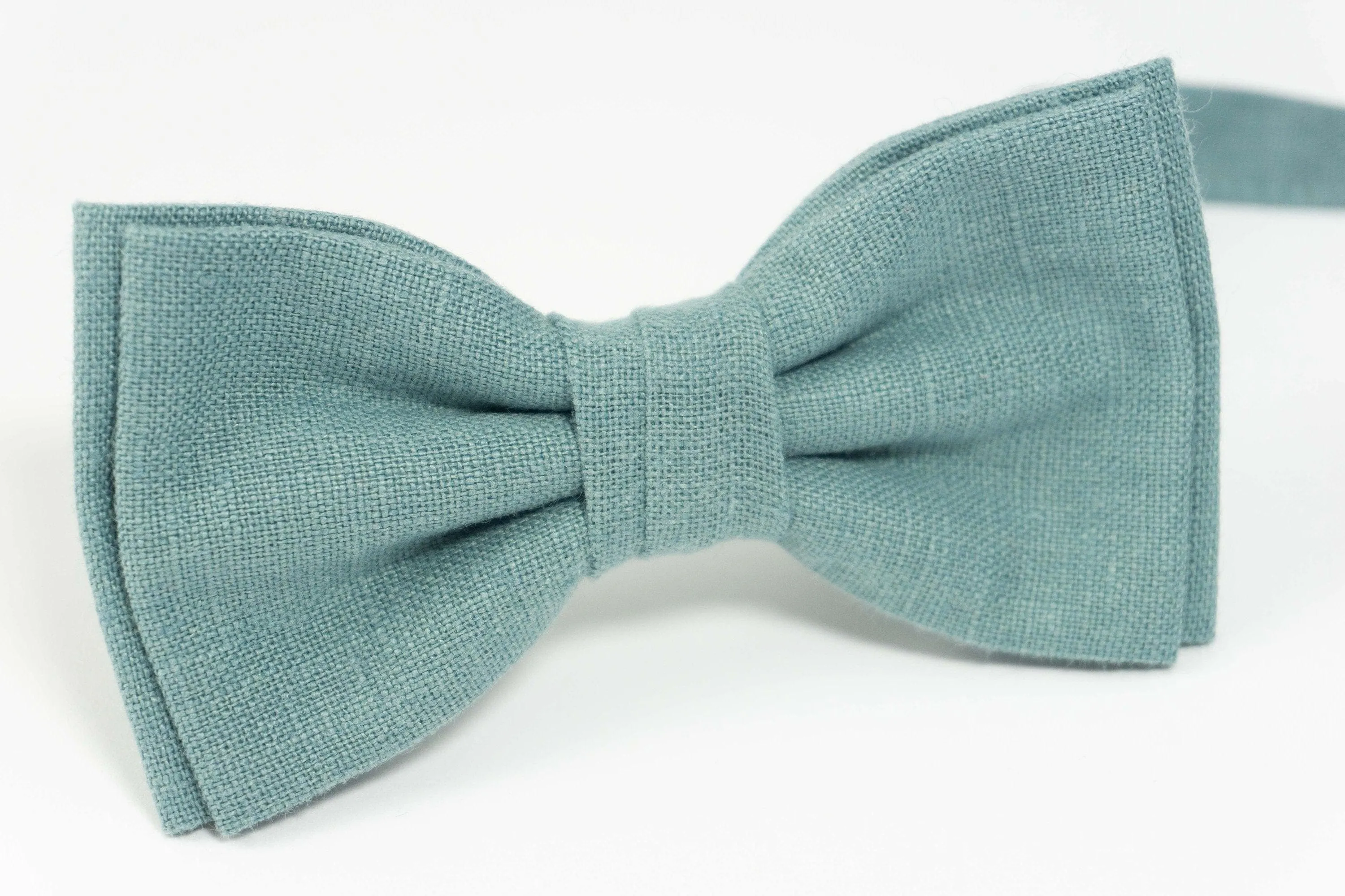 Mint gray ties for weddings | Mint gray butterfly bow tie