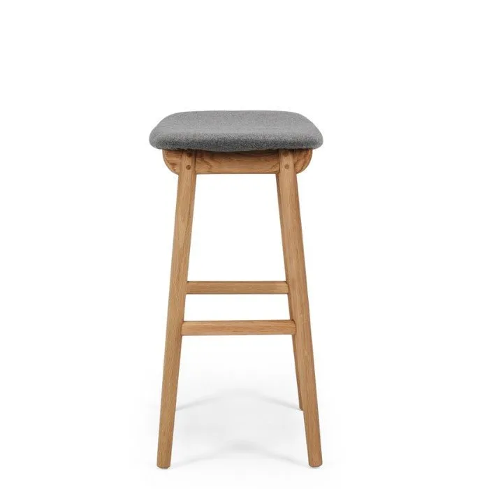 Niles Barstool (Natural Oak) Fabric