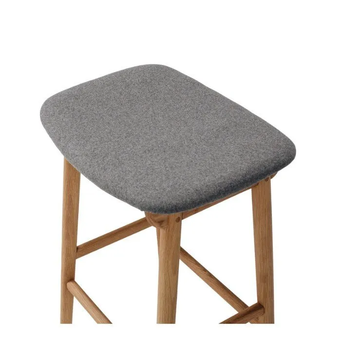 Niles Barstool (Natural Oak) Fabric