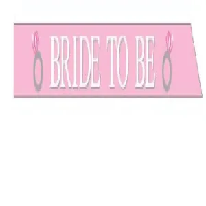 Satin "Bride To Be" Sash