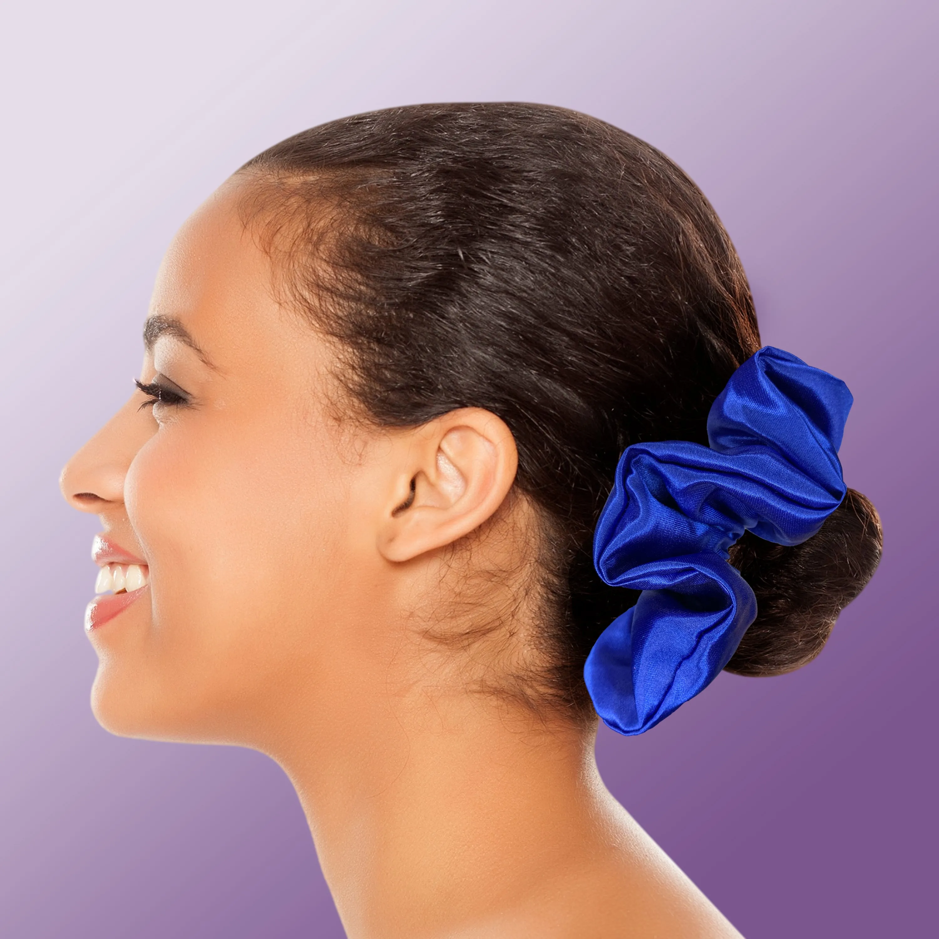 Scrunchies Premium Bridal Satin Available in 3 Sizes Made in the USA Royal