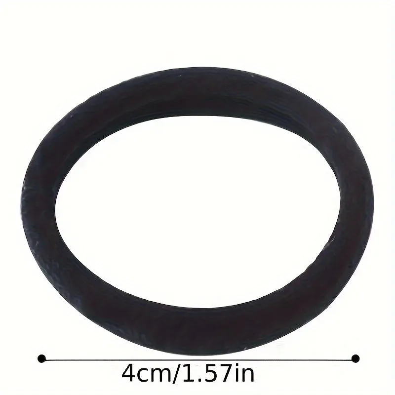 Seamless Black Hair Ties  Durable Ponytail Holders for Women