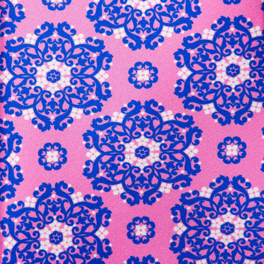The Isola Bella Pink Duchesse Silk Tie