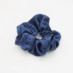 velvet dot satin scrunchies gloss hair elastic hair tie women hair accessory