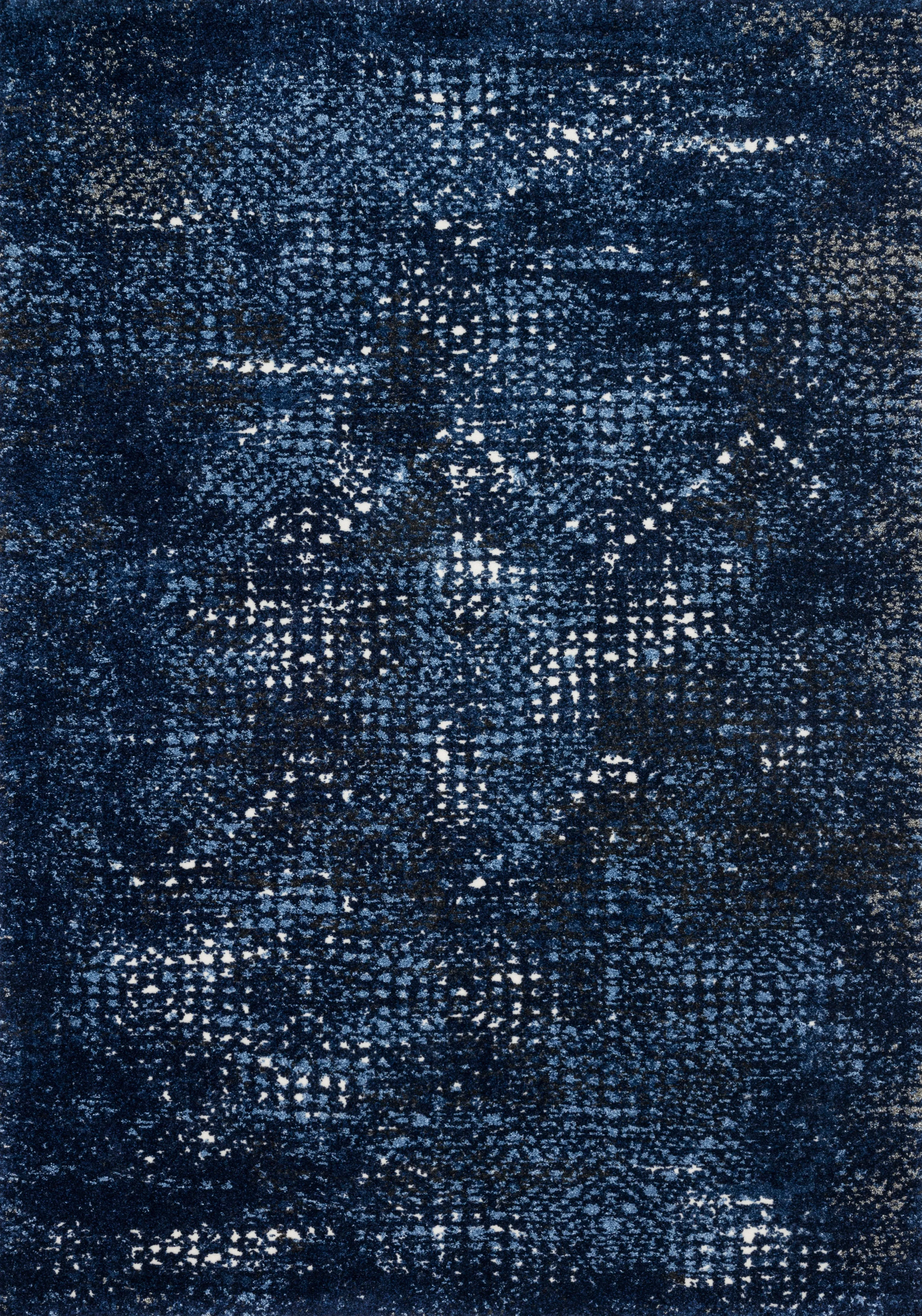 Viera Rug in Dark Blue & Light Blue