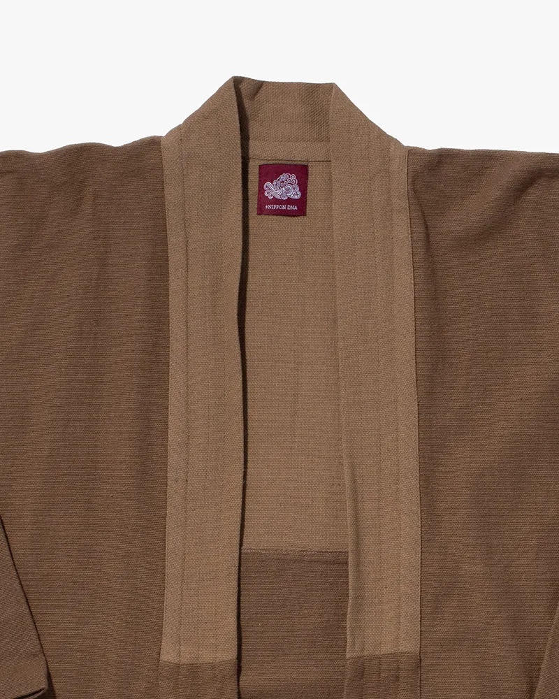 Wa-Modern, Haori, Woven Brown