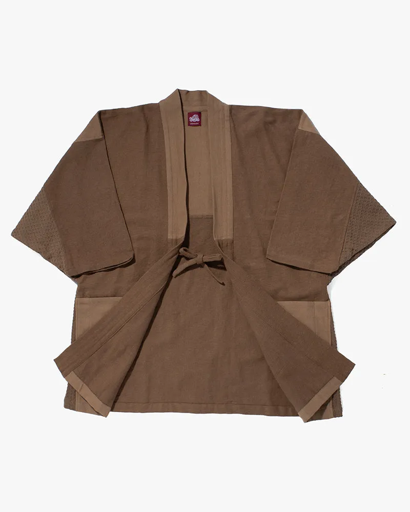Wa-Modern, Haori, Woven Brown